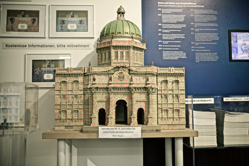 Model exhibited in the "Humboldt Forum".